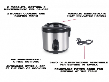 Fierbator orez si Aparat de gatit cu aburi Beper P101VAP002 [4]