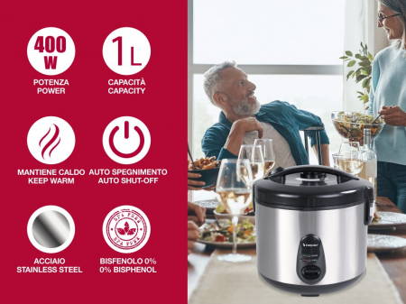 Fierbator orez si Aparat de gatit cu aburi Beper P101VAP002 [1]