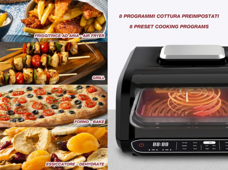 Friteuza cu aer fierbinte si gratar multifunctional Beper P101FRI080 [3]