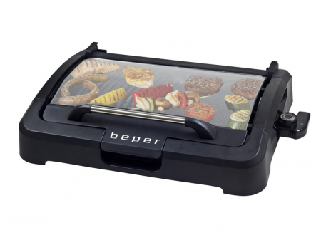 Gratar electric cu capac de sticla Beper 90.871 [3]
