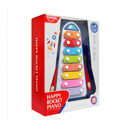 Jucarie muzicala pentru copii xilofon Huanger HE8040 [1]