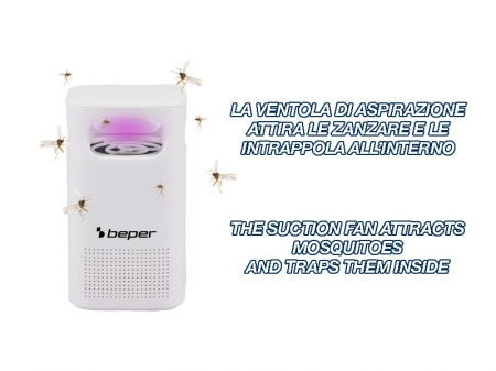 Lampa LED UV-A impotriva insectelor cu ventilator Beper P206ZAN101 [3]