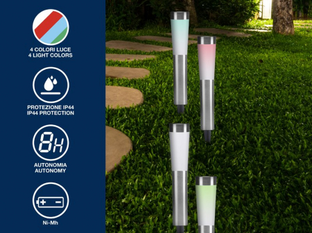 Lampa solara cu 4 culori Beper P207OUT002 [1]