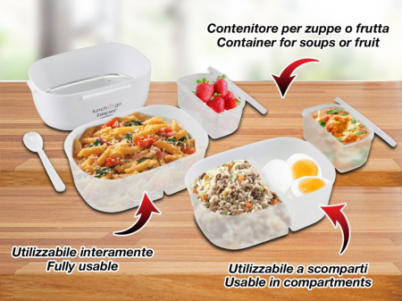 Lunch Box - Cutie electrica pentru incalzirea pranzului Beper 90.920G [2]