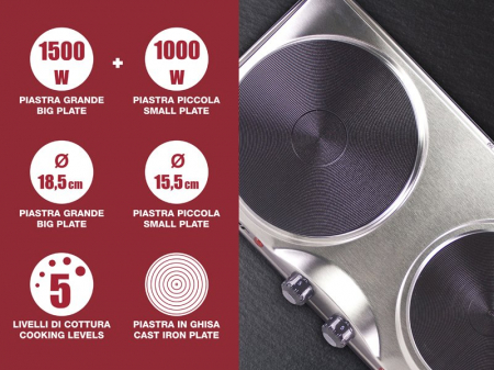 Plita electrica dubla Beper 90.825 [10]