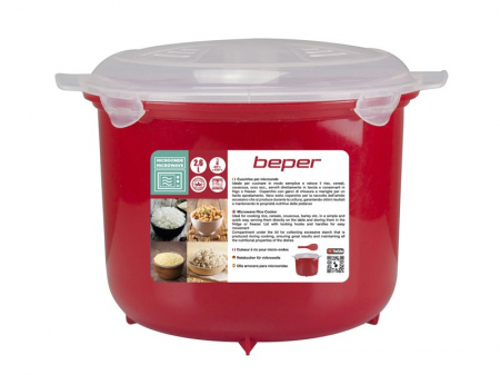 Recipient pentru fierberea orezului 2,6 L Beper C106CAS001 [14]