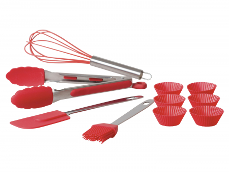 Ustensile bucatarie - Set 10 ustensile de bucatarie pentru prajituri Beper Z75213