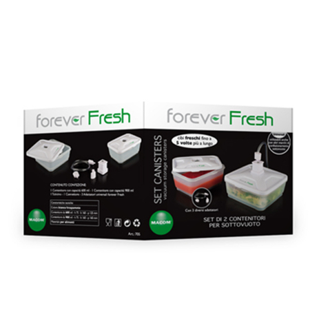 Set 2 recipiente cu capac pentru vidat Macom 705 [6]