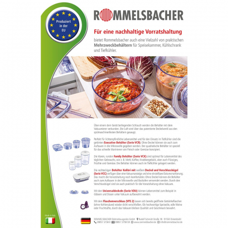 Set 50 pungi pentru vidat 20x30 cm Rommelsbacher VBS203 [3]