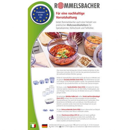 Set de 2 role 30 x 600 cm Rommelsbacher VRS3060 [5]