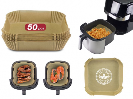 Set de 50 tavite de hartie pergament pentru friteuza cu aer Beper C103ACC004 [1]
