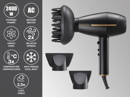 Uscator de par cu functie ionica Beper 40.406 [10]