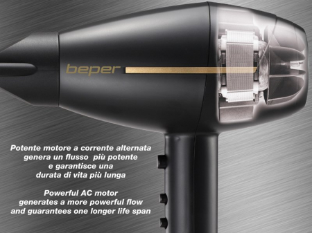Uscator de par cu functie ionica Beper 40.406 [12]