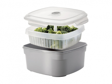 Accesorii bucatarie - Vas de gatit cu aburi pentru cuptorul cu microunde Beper PE.385