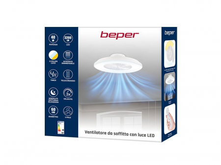 Ventilator de tavan cu lumina LED Beper P206VEN640 [7]