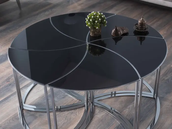 Masa de cafea medie hexagonala S [4]