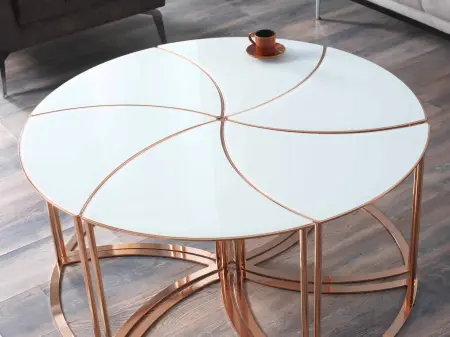 Masa de cafea medie hexagonala S [2]