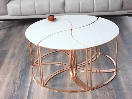 Masa de cafea medie hexagonala S [1]