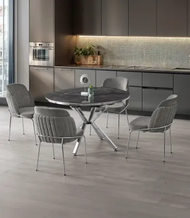 Set Dining Zenitplus – Chrome Whisper Set Dining - Set Dining Zenitplus – Chrome Whisper