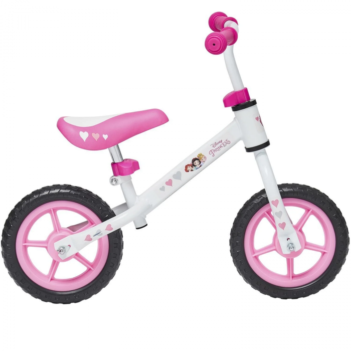 Bicicleta fara pedale pentru copii, multicolor, varsta 2-4 ani, cadru metalic, sa reglabila, manere anti-strivire, The Princess, Disney [2]