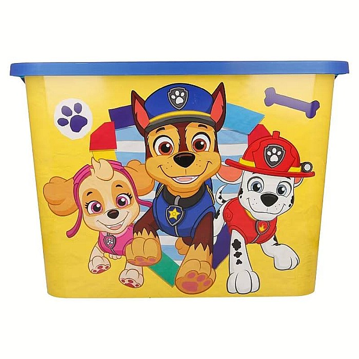 Cutie pentru depozitare, din plastic, cu capac, 23 L, multicolor, 40x27x29 cm, Paw Patrol [3]