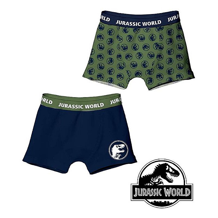 Set 2 perechi boxeri pentru băieți, multicolor, Jurassic World [2]