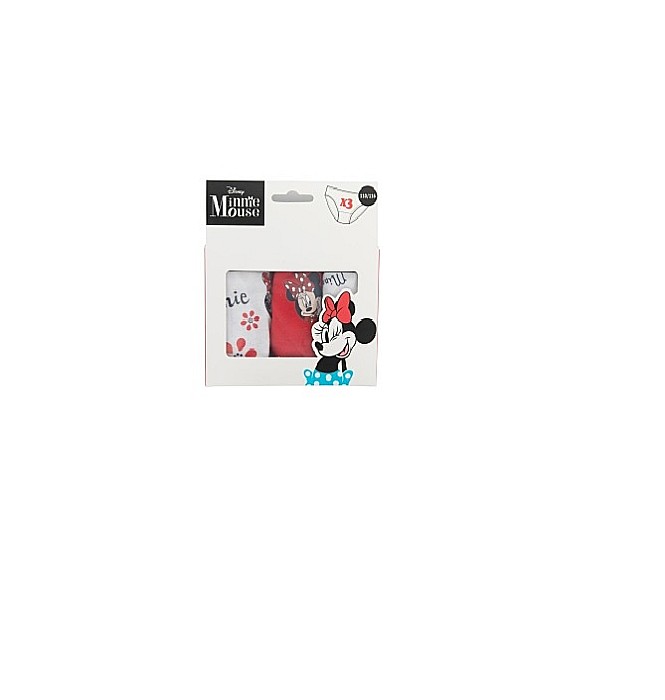 Set 3 chiloței pentru fete, 100 % bumbac, multicolor, Disney, Minnie Mouse [3]