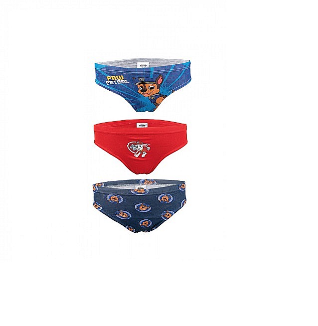 Set 3 chiloței pentru băieți, 100 % bumbac, multicolor, Paw Patrol [2]