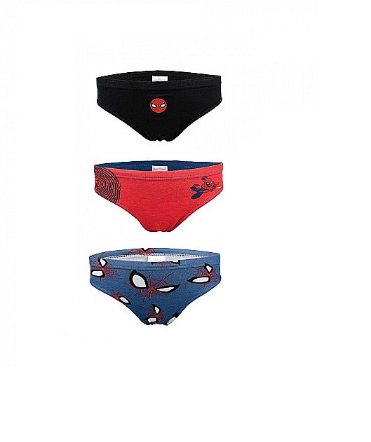 Set 3 chiloței pentru băieți, 100 % bumbac, multicolor, Spiderman [3]