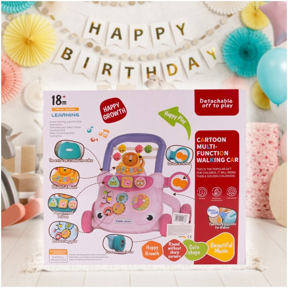 Antepremergator cu Pian si activitati educative, Lion Pink [10]