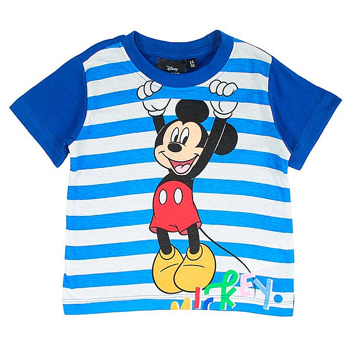 Pijamale copii cu mânecă scurtă, 100% bumbac, multicolor, Force, Mickey Mouse, Disney [2]