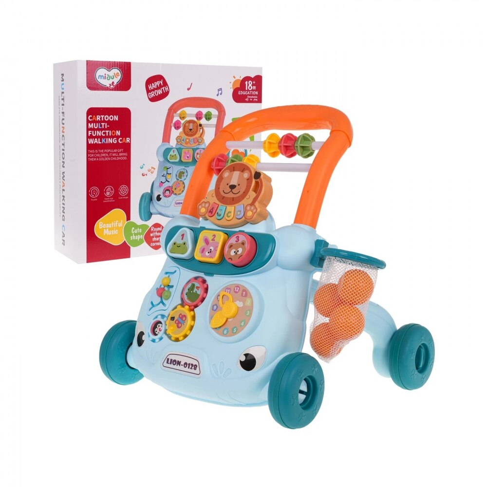 Antepremergator multifunctional cu activitati educative, Blue [4]