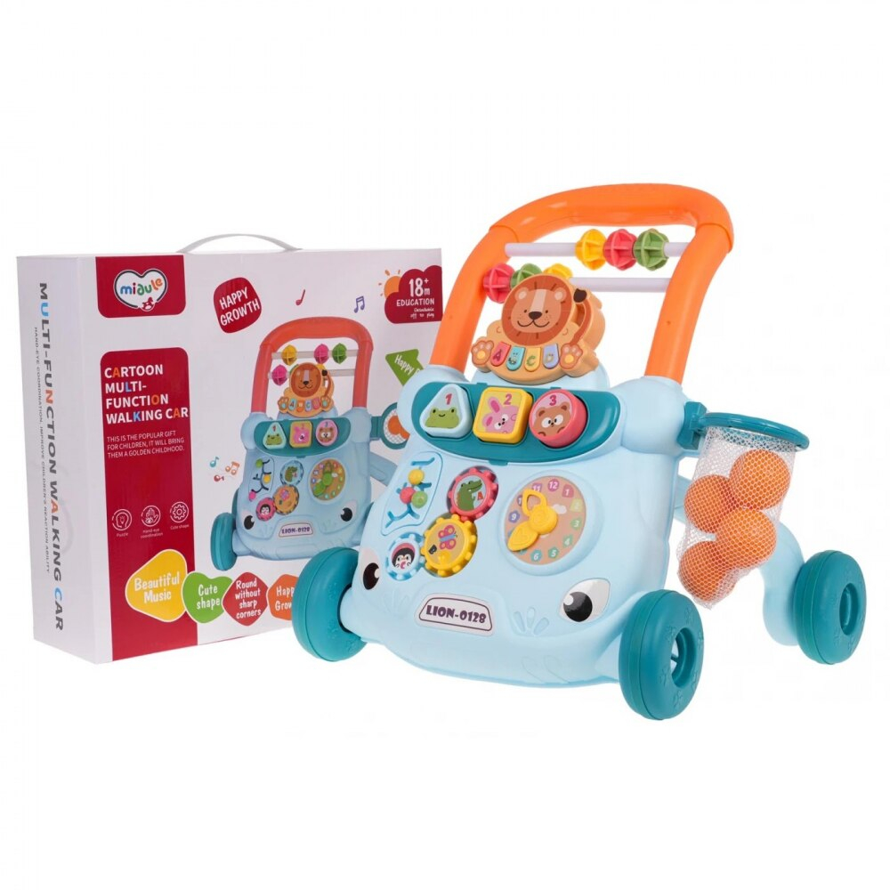 Antepremergator multifunctional cu activitati educative, Blue [7]