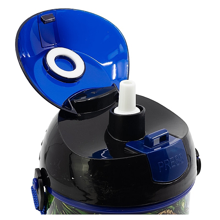Sticlă plastic sport Jurassic World, 450 ml Verde [2]
