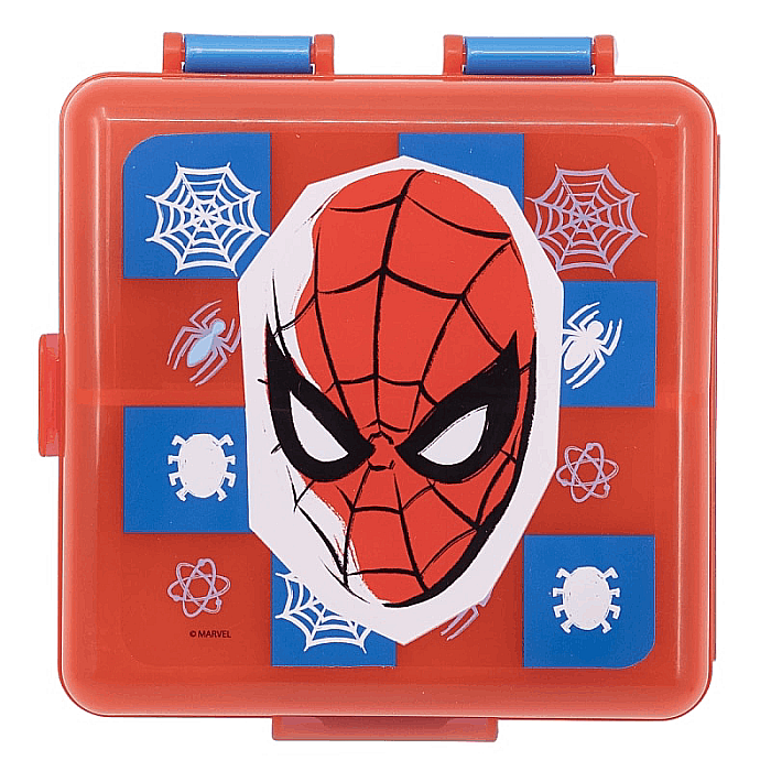 Cutie sandwich, multicompartimente, multicolor, fără BPA, Arachnid, Spiderman [2]