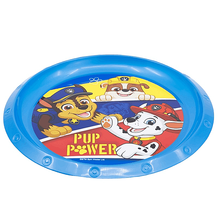 Farfurie plastic, multicolor, pentru copii, fără BPA, 21.5 cm, Pup Power, Paw Patrol [2]