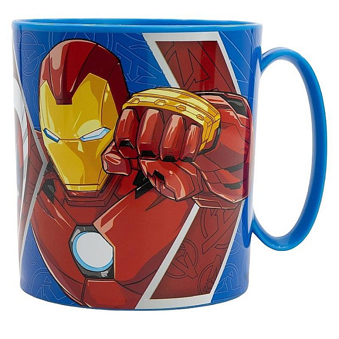 Cană plastic, multicolor, fără BPA, ce poate fi utilizată și la microunde, 350 ml, Heraldic Army, Avengers [2]