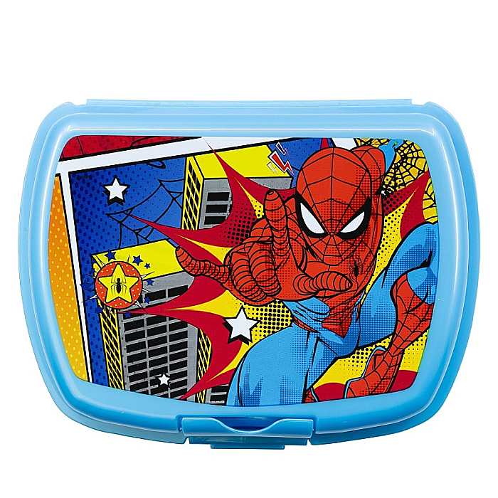 Cutie sandwich, multicolor, fără BPA, 18 x 14 x 7 cm, Mindnight Flyer, Spiderman [2]