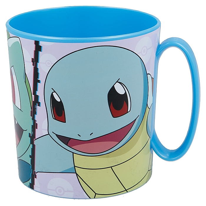 Cană plastic, multicolor, fără BPA, ce poate fi utilizată și la microunde, 350 ml, Ice Magic, Distorsion, Pokemon [2]
