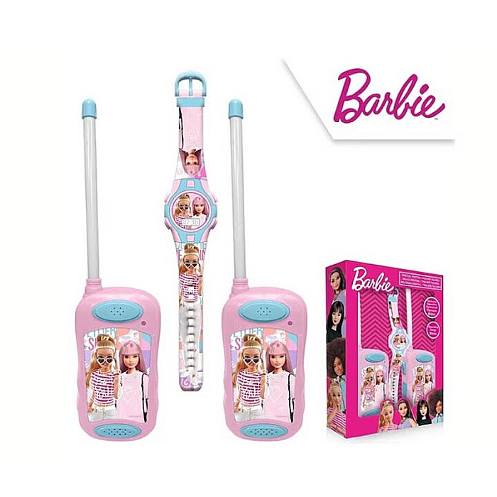 Set 2 Walkie Talkie + 1 ceas de mână, Barbie [2]