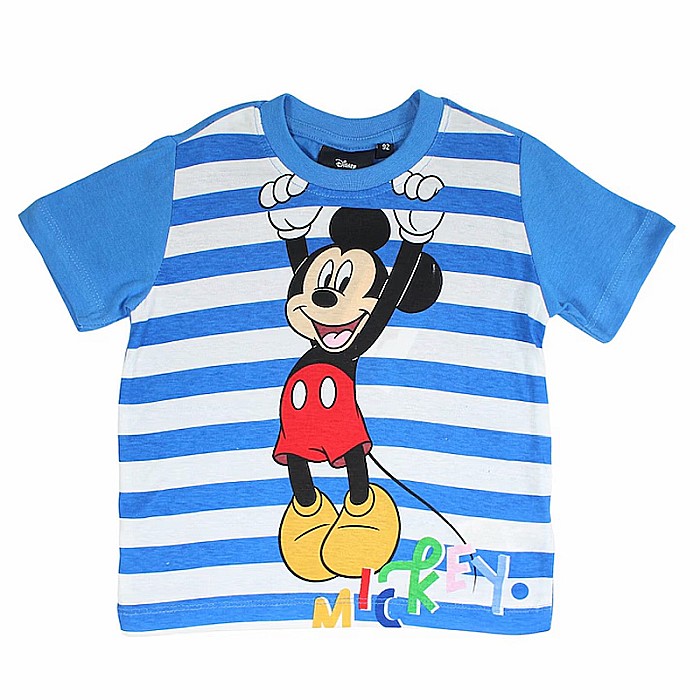 Pijamale copii cu mânecă scurtă, 100% bumbac, multicolor, Force, Mickey Mouse, Disney [3]