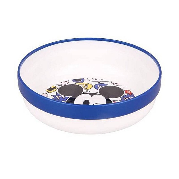 Bol antiderapant, multicolor, compatibil cu microunde, plastic fără BPA, Disney, Mickey Mouse [3]