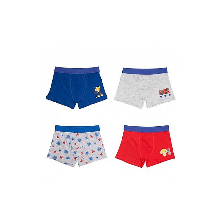 Set 4 perechi boxeri pentru băieți, multicolor, Fireman Sam [1]