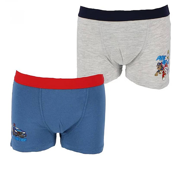 Set 2 perechi boxeri pentru băieți, albastru/gri, Paw Patrol [1]