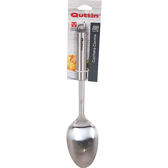Lingură bucătărie inox, 33cm, Quttin [2]
