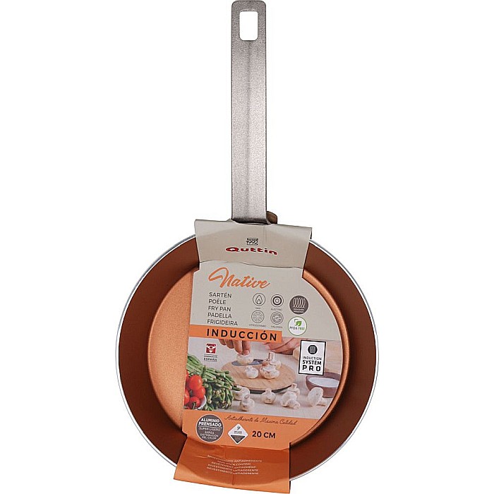 Tigaie aluminiu, 20cm, inducție, Quttin [4]