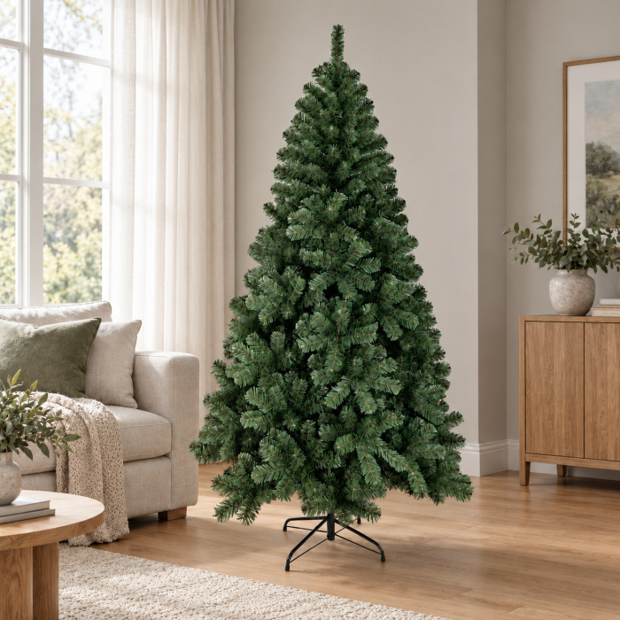Brad artificial verde 210 cm PVC 1000 vârfuri [2]
