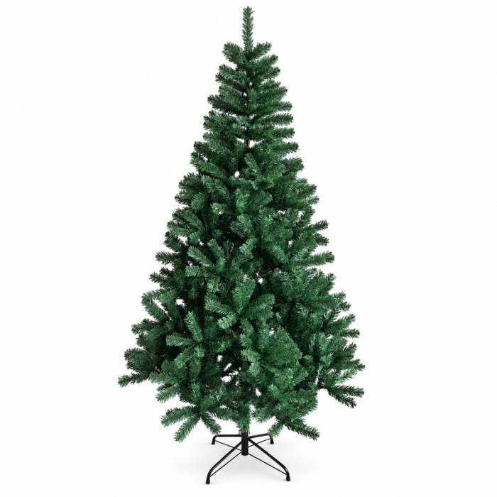 Brad artificial verde 210 cm, PVC, 950 vârfuri