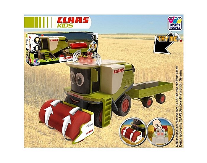Set Combină Claas Lexion 780 cu sunete și lumini și remorcă Vario 930, multicolor, baterii incluse [3]