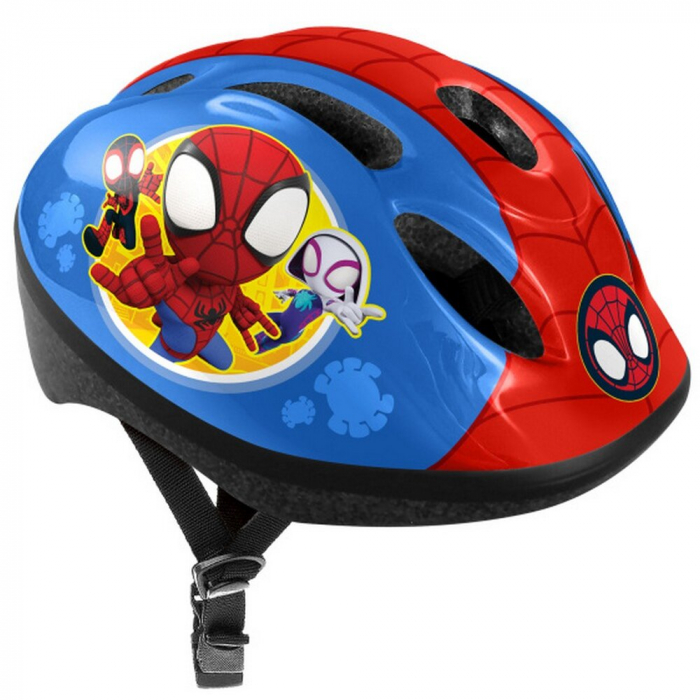 Casca de protectie pentru copii cu marime reglabila, 52-56 cm, multicolor, Spidey [1]
